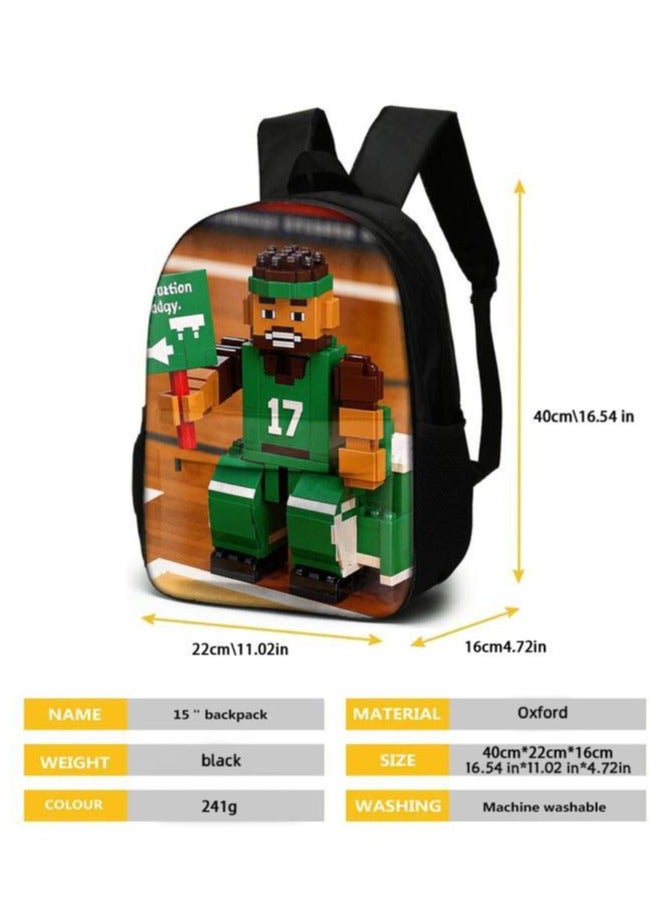 The latest universal cartoon new three-piece schoolbag (for students, teenagers, children)