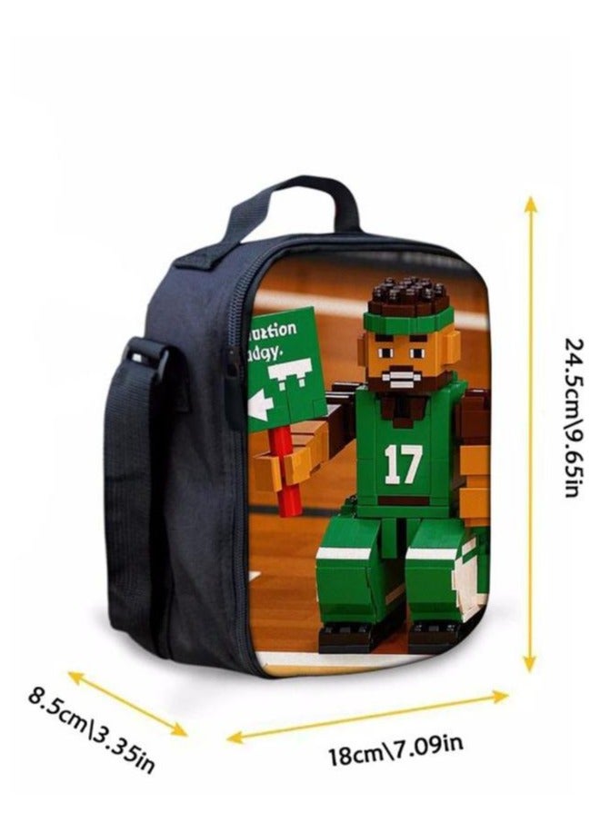 The latest universal cartoon new three-piece schoolbag (for students, teenagers, children)