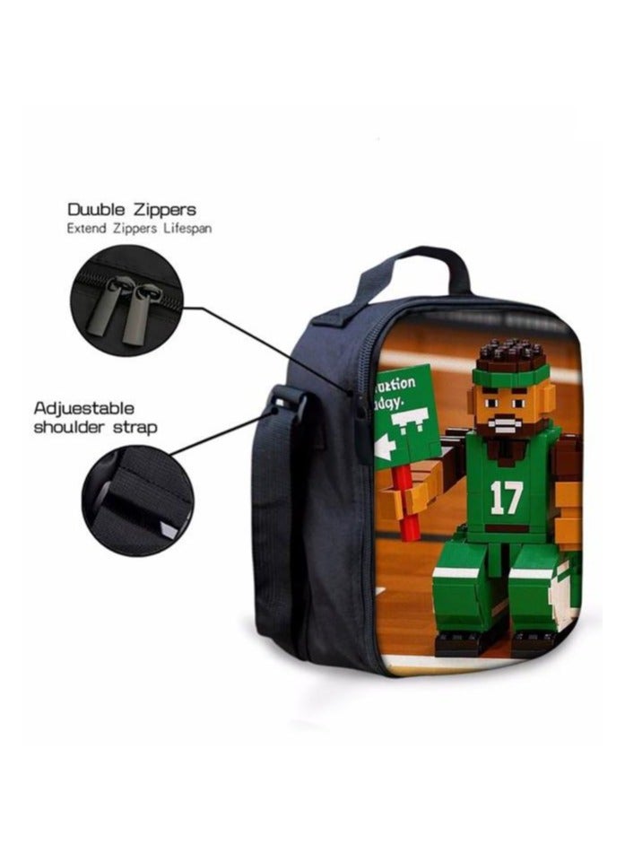 The latest universal cartoon new three-piece schoolbag (for students, teenagers, children)