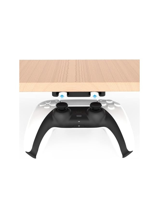 بروماس حامل طاولة تحكم شبابي جميل ومفيد، منظم طاولة وحامل وحدة تحكم تحت المكتب ومفتاح إدارة المكتب، لملحقات الألعاب - Image 5