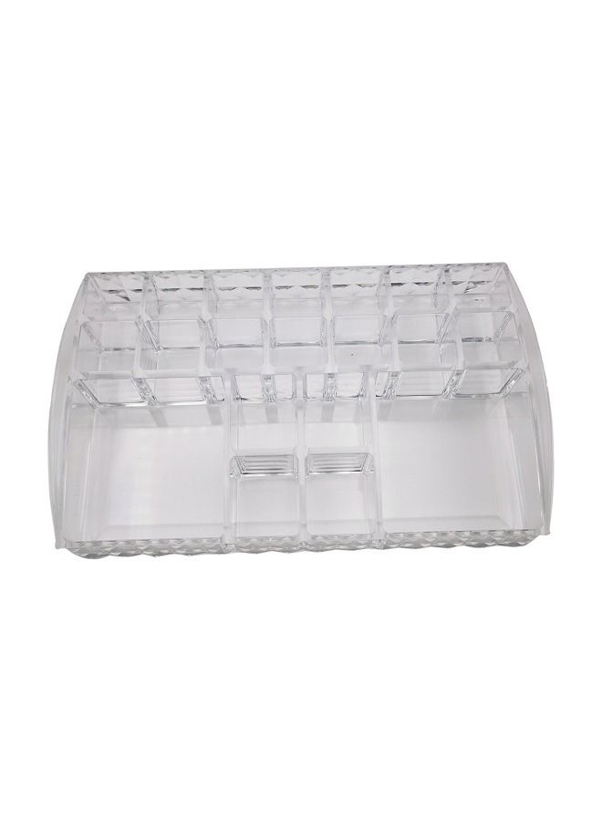 asmat 20 Slots Clear Acrylic Lipstick Organizer Display Transparent Makeup Organizer, Multipurpose Makeup Organizer Stand for Lip Gloss Tubes, Balm, Mascara, Make Up Brushes Jewelry  - Image 2