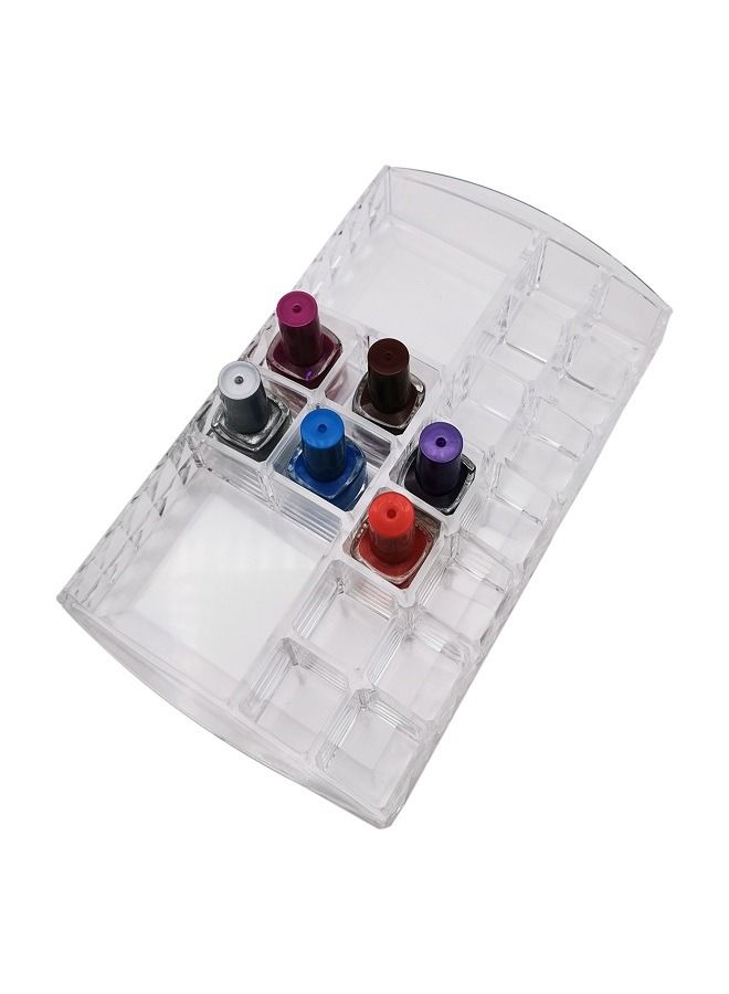 asmat 20 Slots Clear Acrylic Lipstick Organizer Display Transparent Makeup Organizer, Multipurpose Makeup Organizer Stand for Lip Gloss Tubes, Balm, Mascara, Make Up Brushes Jewelry  - Image 5