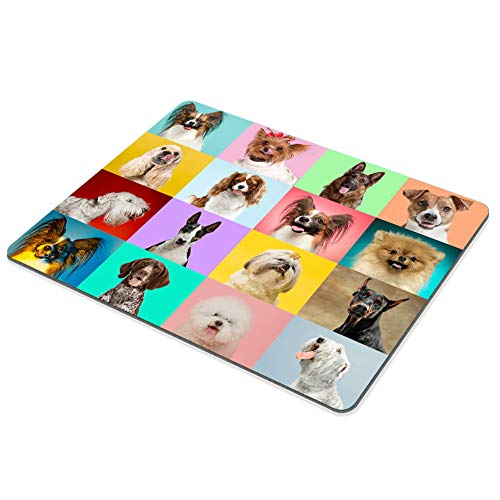 SSOIU Little Dogs Mouse pad, Cute Doggies Mousepad, The Different Purebred Puppies Personalized Design Gaming Mouse Pads 9.5 X 7.9 Inch (240mmX200mmX3mm) - Image 3
