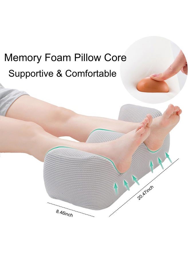 galactruly Knee Pillow for Back Sleepers, Leg Pillow Memory Foam Leg Elevation Pillow Eases Legs/Feet Pressure Speeds - Image 5