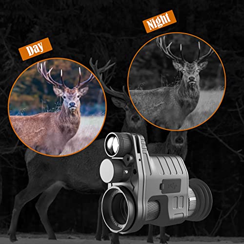 oneleaf.ai Commander NV100 HD Night Vision Goggle, Clip on Night Vision Monocular for Hunting/Observations- 16MM - Image 2