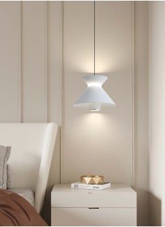 YATAI LIGHTING Modern LED Pendant Light Fixture, 10W Adjustable Conical Pendant ,Control with Wall Switch, Dimmable 3000K-6000K, White LED Light for Kitchen/Bedroom/Living Room  - Image 5