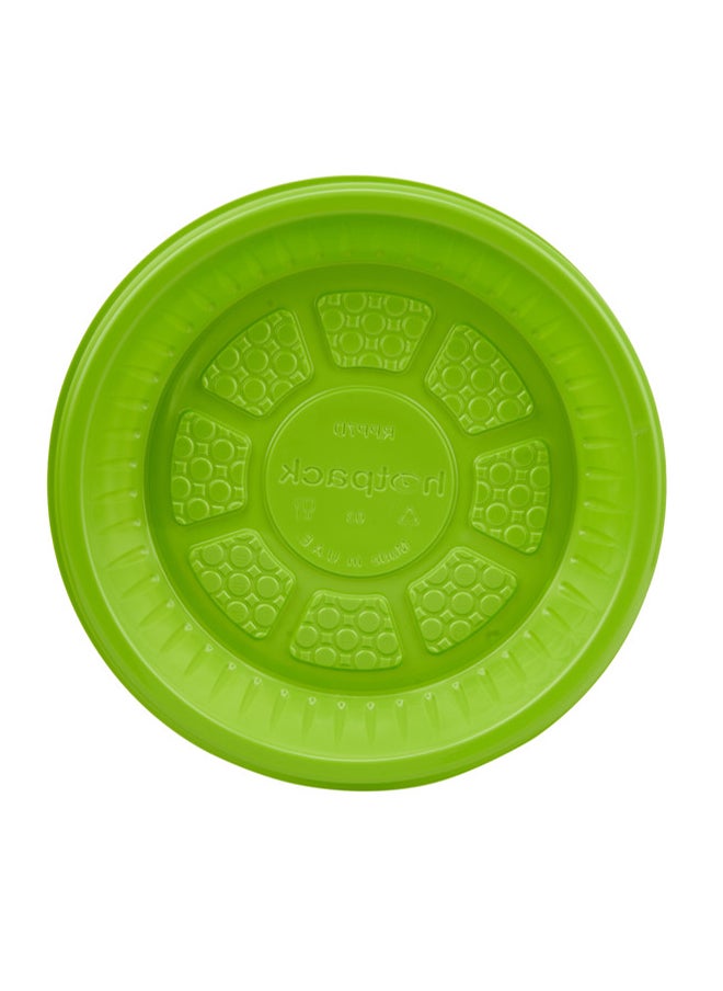 Hotpack 25 Pieces Hotpack Coloured Plastic Plates 7 Inch Multicolor  - Image 4