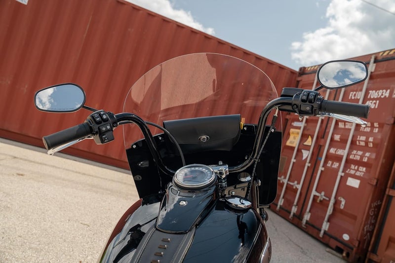 Dowco Willie & Max Revolution Series Synthetic Leather Motorcycle Windshield Bag - Black - Image 4