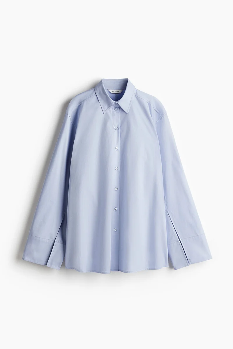 اتش اند ام Slit-cuff shirt