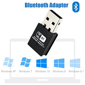AUSHA® Wi-Fi Receiver & Wireless Bluetooth 2-in-1 USB WiFi Bluetooth Dongle Support Windows XP/ 7/8/10, Mac OS for PC Desktop Laptop - Image 5