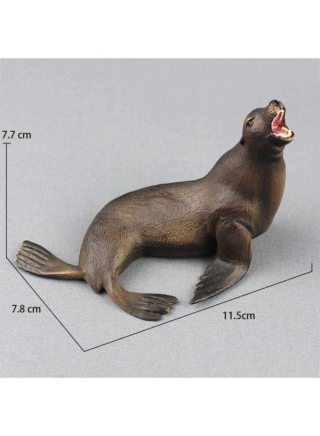 Toyvian 3Pcs Sea Lion Model Plastic Sea Lion Model Marine Organism Decorations - Image 3