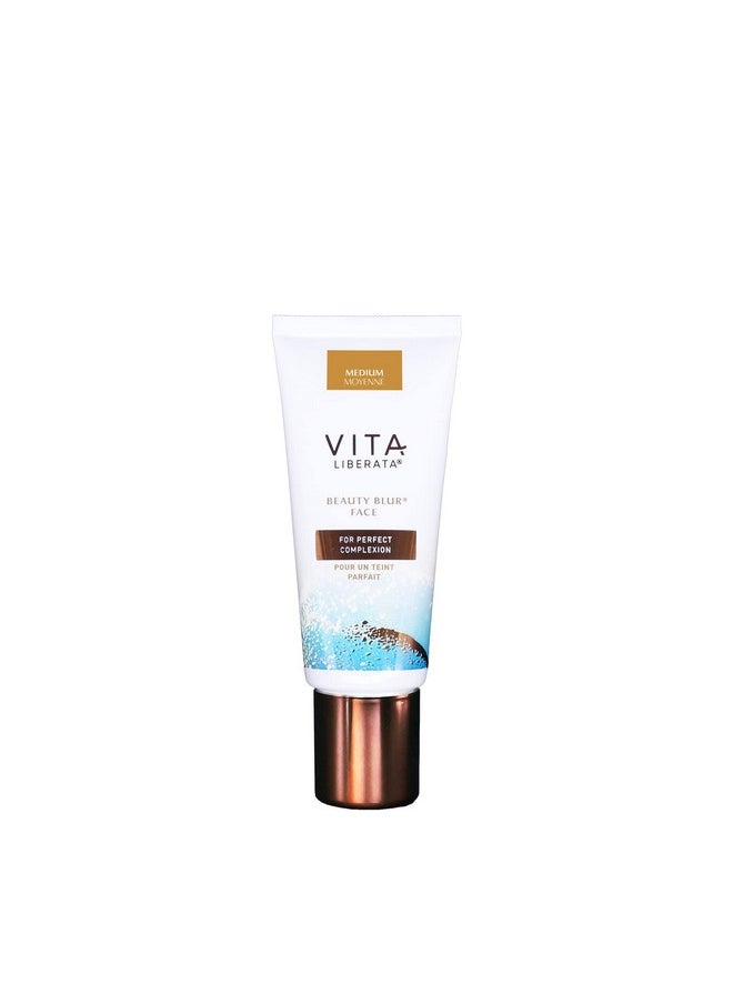 Vita Liberata Beauty Blur Face, Cc Cream, Flawless Complexion, Radiant Glow, Evens Skin Tone, Full Coverage Foundation, Hydrating & Customizable, New Packaging  - Image 1