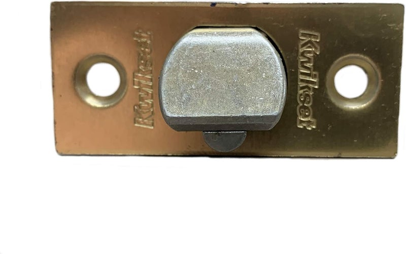 Kwikset قفل ديدلاتش مربع كويكست 830143 بتشطيب نحاسي لامع - Image 3