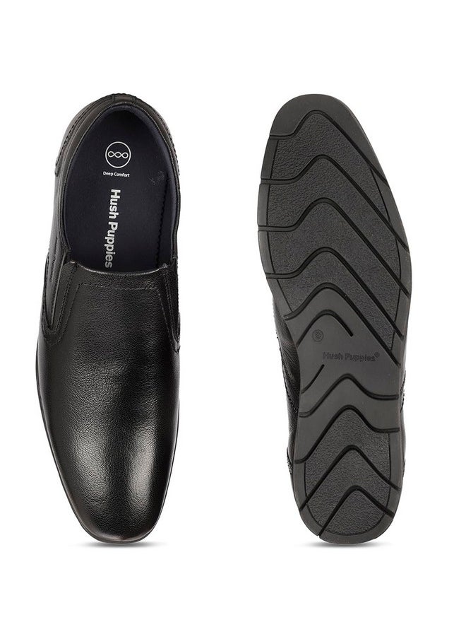 Hush Puppies - Hush Puppies Men's ERIC Slipon E 23 Formal Shoes (8556003_Black_8 UK) - Image 1