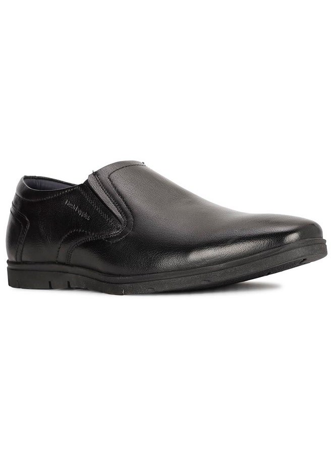 Hush Puppies - Hush Puppies Men's ERIC Slipon E 23 Formal Shoes (8556003_Black_8 UK) - Image 1