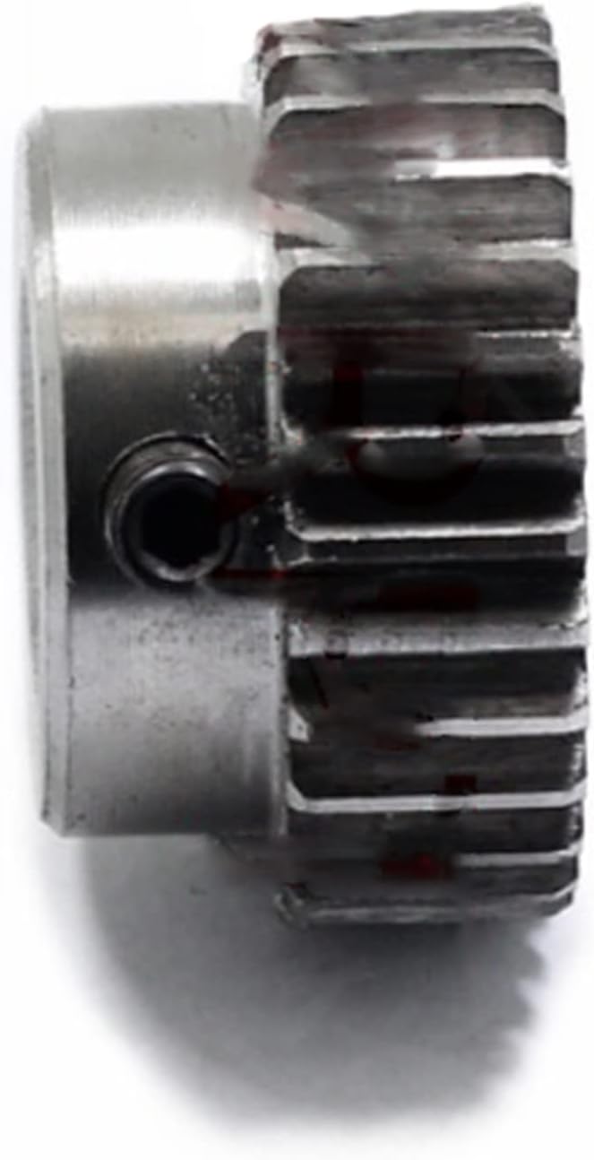 عجلات تروس ورفية (Rack and Pinion)، عجلة تروس من نوع “Pinion”، عدد قط��: 1، عدد التروس: 40، نوع التروس: تروس حادة (Spur Gear)، أشكال التروس: مقعرة (Covex Gear)، أقطار الثقوب الداخلية: 8 مم، 10 مم، 12 مم، 15 مم، طول القضيب المحوري للتروس: 1 متر، عدد التروس: 40، اللون: قطر الثقب 8 مم، الحجم: 40 ترسًا (قطر الثقب 8 مم أيضًا متوفر). - Image 2