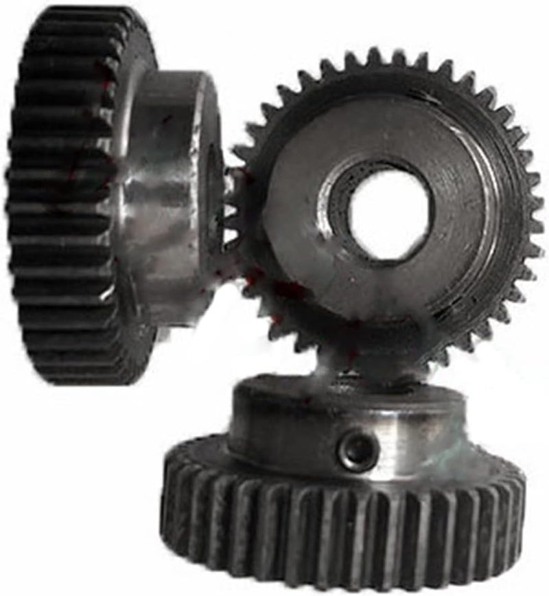 عجلات تروس ورفية (Rack and Pinion)، عجلة تروس من نوع “Pinion”، عدد قط��: 1، عدد التروس: 40، نوع التروس: تروس حادة (Spur Gear)، أشكال التروس: مقعرة (Covex Gear)، أقطار الثقوب الداخلية: 8 مم، 10 مم، 12 مم، 15 مم، طول القضيب المحوري للتروس: 1 متر، عدد التروس: 40، اللون: قطر الثقب 8 مم، الحجم: 40 ترسًا (قطر الثقب 8 مم أيضًا متوفر). - Image 4