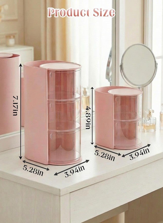 Gaahkai 2 Pcs Hair Accessories Organizer, Rotatable Hairbrush Storage Holder Organizers for Vanity for Clip Comb Earring Necklaces - Image 2