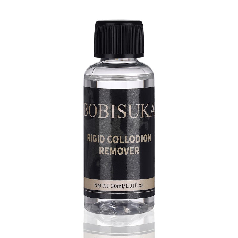 BOBISUKA Rigid Collodion with Brush 15ml for Scar Makeup, Scarring Liquid for Special Effects, Professional Realistic SFX Kit for Halloween Makeup, Cosplay, Costume, Theater, Film & Stage - Image 1