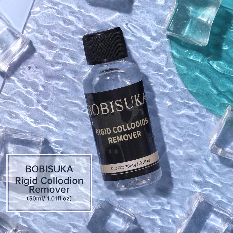 BOBISUKA Rigid Collodion with Brush 15ml for Scar Makeup, Scarring Liquid for Special Effects, Professional Realistic SFX Kit for Halloween Makeup, Cosplay, Costume, Theater, Film & Stage - Image 2