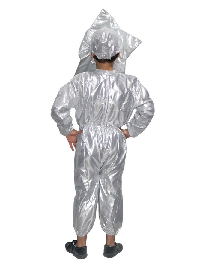 Kaku Fancy Dresses Polyester Nature Theme Star Costume -Silver, 5-6 Years, For Boys & Girls - Image 5