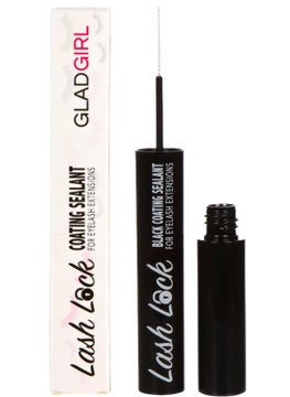 GladGirl GladGirl Lash Lock Black Coating Sealant for Eyelash Extensions - Ultimate Aftercare - Long-Lasting, Waterproof, Enhances Shine, Protects & Extends Lash Life, 4ml 