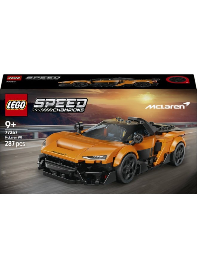 ليغو سبيد تشامبيونز McLaren W1، لعبة سيارة سباق للأطفال بعمر ٩ سنوات وأكثر (٢٨٧ قطعة) 77257 - Image 2