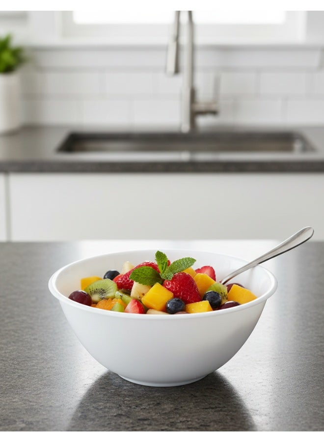 Durable 2.2L Plastic Mixing Bowl – Large Kitchen Bowl for Baking, Dough Kneading, Whisking, and Food Prep – Perfect for Pastries, Cakes, and Everyday Cooking - Image 4