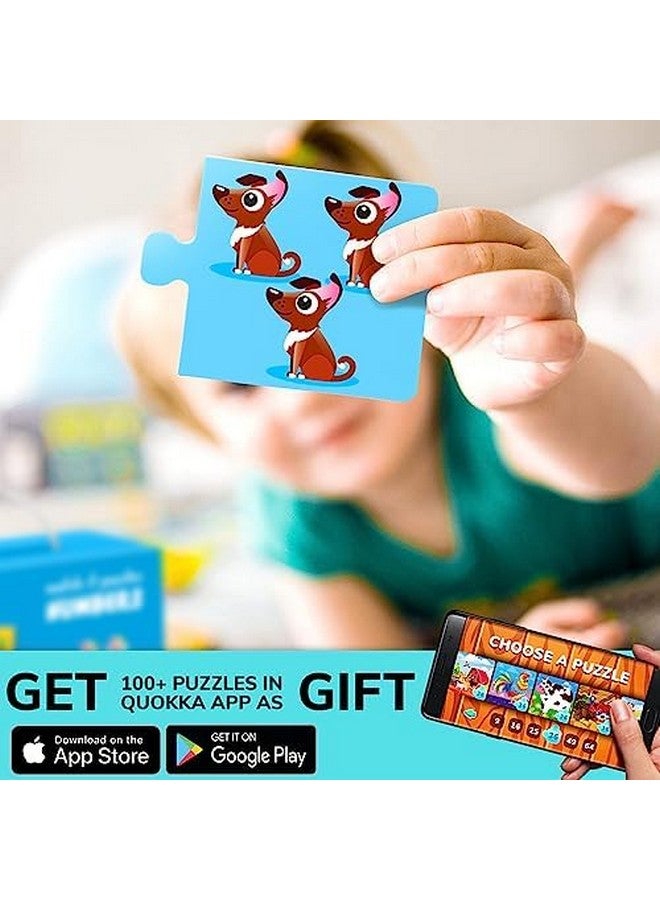 quokka QUOKKA 5X MEGASET Puzzles for Toddlers 3-5 - Matching Games for Kids Ages 2-4 - Numbers Animals Opposites ABC Learning for Toddlers 1-3 Year Old - Educational Toy Activities for Boy and Girl  - Image 5