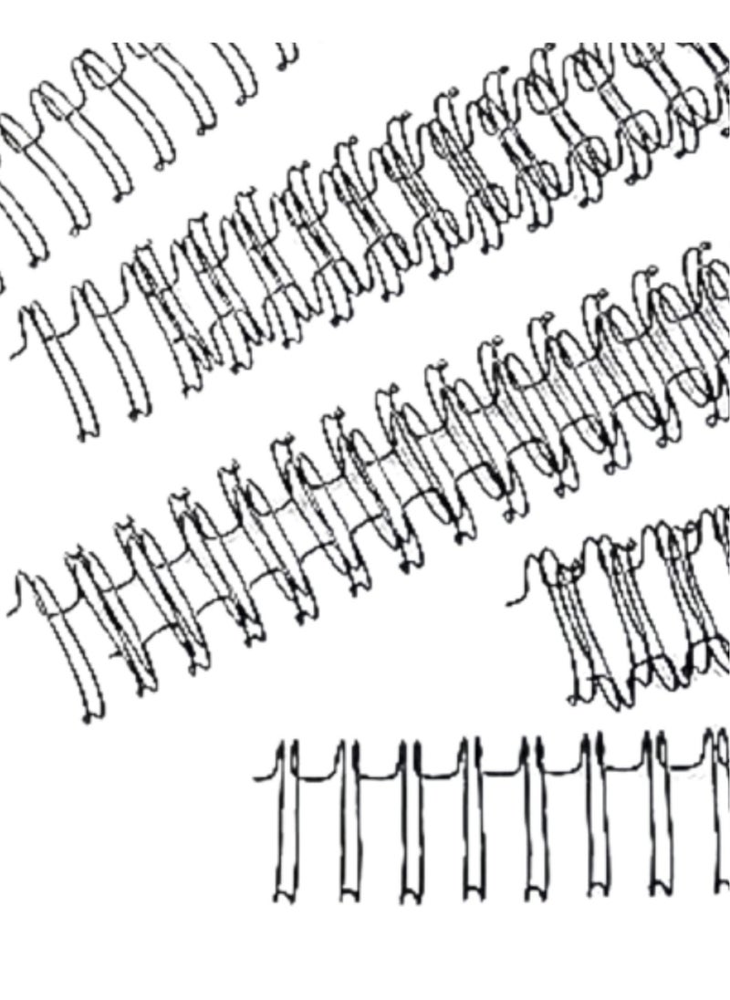 Terabyte - RING BINDING  WIRE 3:1 14.3MM (9/16") 34 LOOPS - Image 1