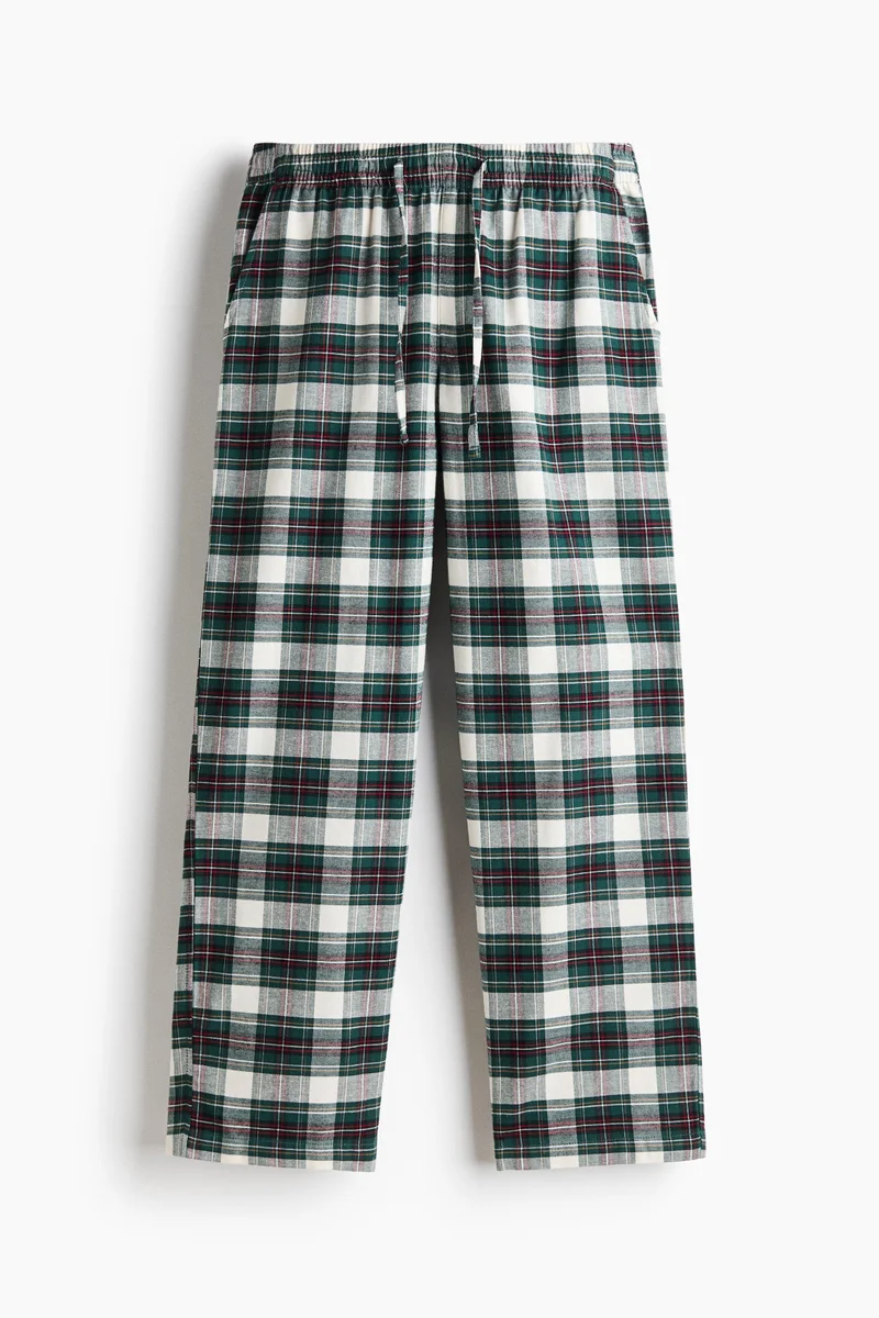 Relaxed Fit Flannel sweatpants