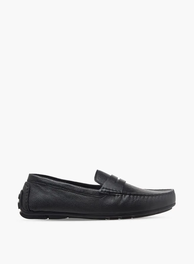 ال بي ال من شو اكسبرس Men Leather Slip-On Moccasins