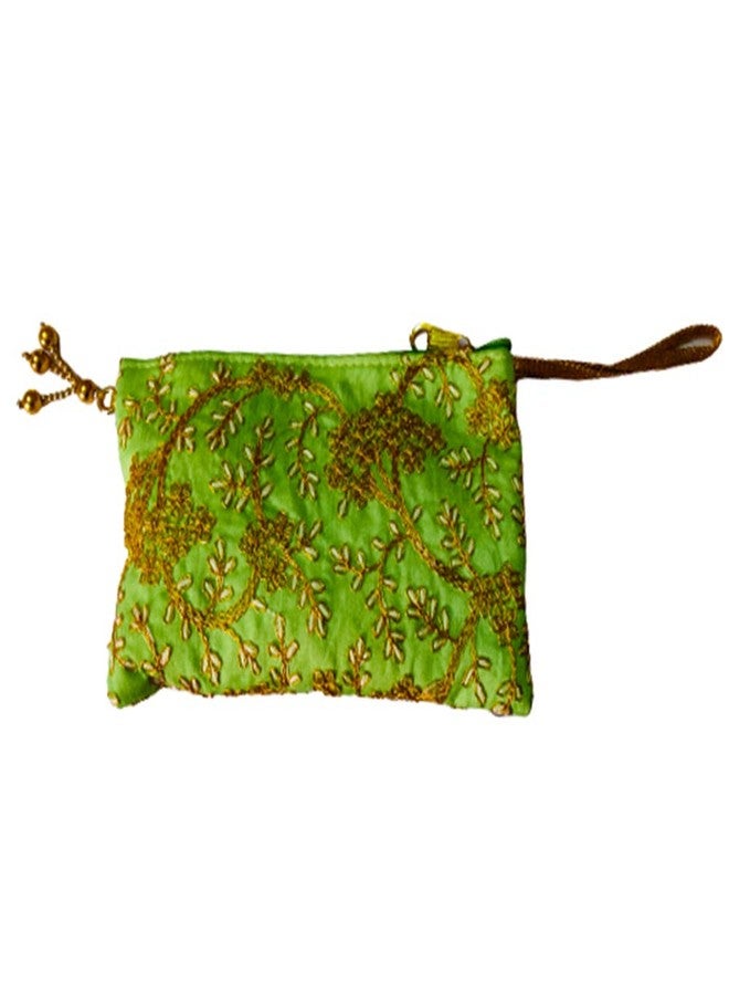 Avanti Creation Traditional Embroidered Purse for Women with Zipper, Return Gifts Purse Pack Of 7 - Image 4