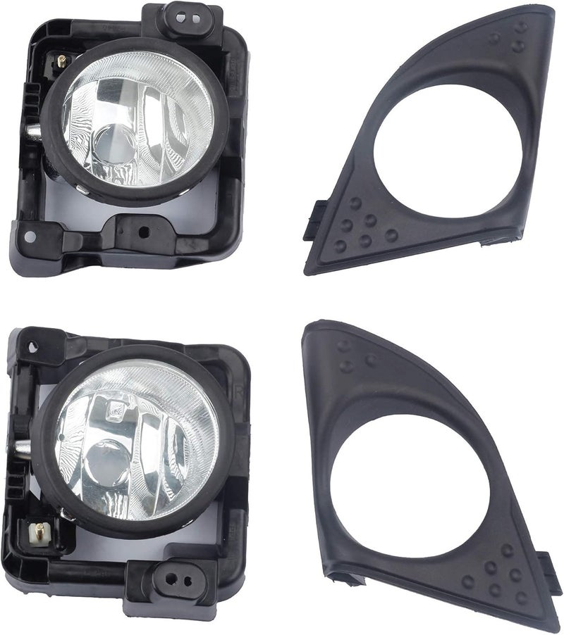 Dasbecan 2 Pack Fog Lights with Bulbs and Wiring Harness Kit for Honda Acura TSX 2009-2010 - Image 1