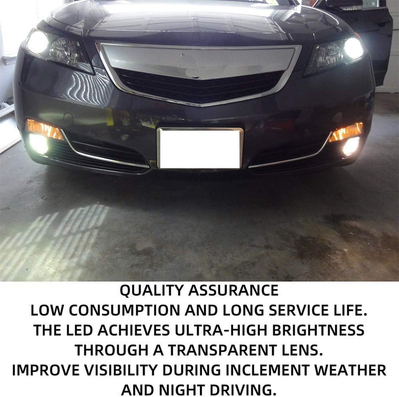 Dasbecan 2 Pack Fog Lights with Bulbs and Wiring Harness Kit for Honda Acura TSX 2009-2010 - Image 5