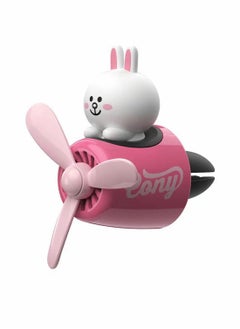 KASTWAVE Car Vent Fragrance, Cartoon Pilot Car Air Outlet Fragrance Diffuser with 2 Fragrances  - Image 1
