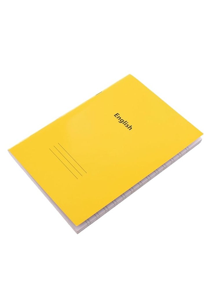 El Maayergy - Double Lined A5 English Notebook, 100 Sheets, 58 Grams, 22.5*16 CM, Suitable For Any Setting, From Office To School - Yellow - Image 1