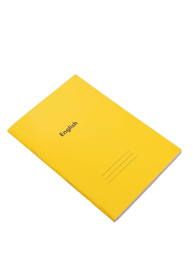 El Maayergy - Double Lined A5 English Notebook, 100 Sheets, 58 Grams, 22.5*16 CM, Suitable For Any Setting, From Office To School - Yellow - Image 1