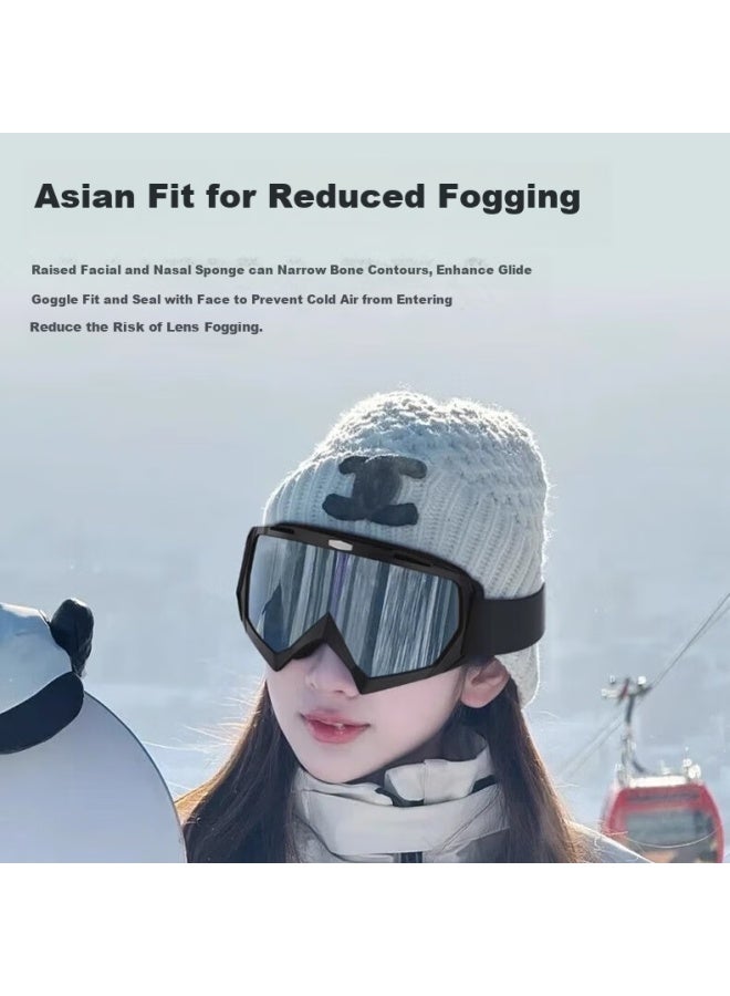 Panda Shasha Panda Sasa Ski Goggles 4009 - Gray Lens Unisex Adult Ski Goggles - Image 1
