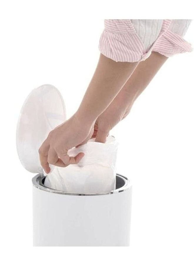 Cady One - Acrylic Trash Can with Soft Close Lid, Round Pedal with Removable Inner Trash Can - Image 1
