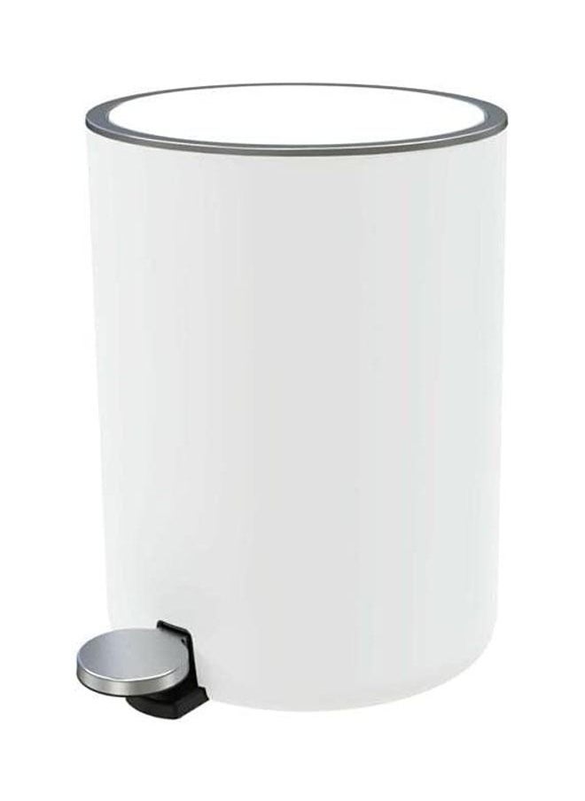 Cady One - Acrylic Trash Can with Soft Close Lid, Round Pedal with Removable Inner Trash Can - Image 1