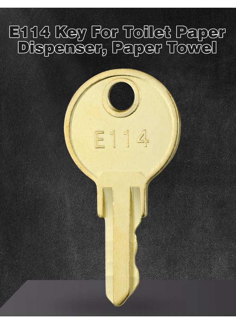 Keys for E114 Toilet Paper Dispenser  10 Pack E-114 Paper Towel Key Replacement