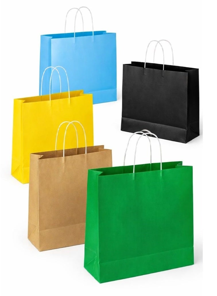 Multicolour Paper Bags 25Pcs/ 41*41*12 - Image 3