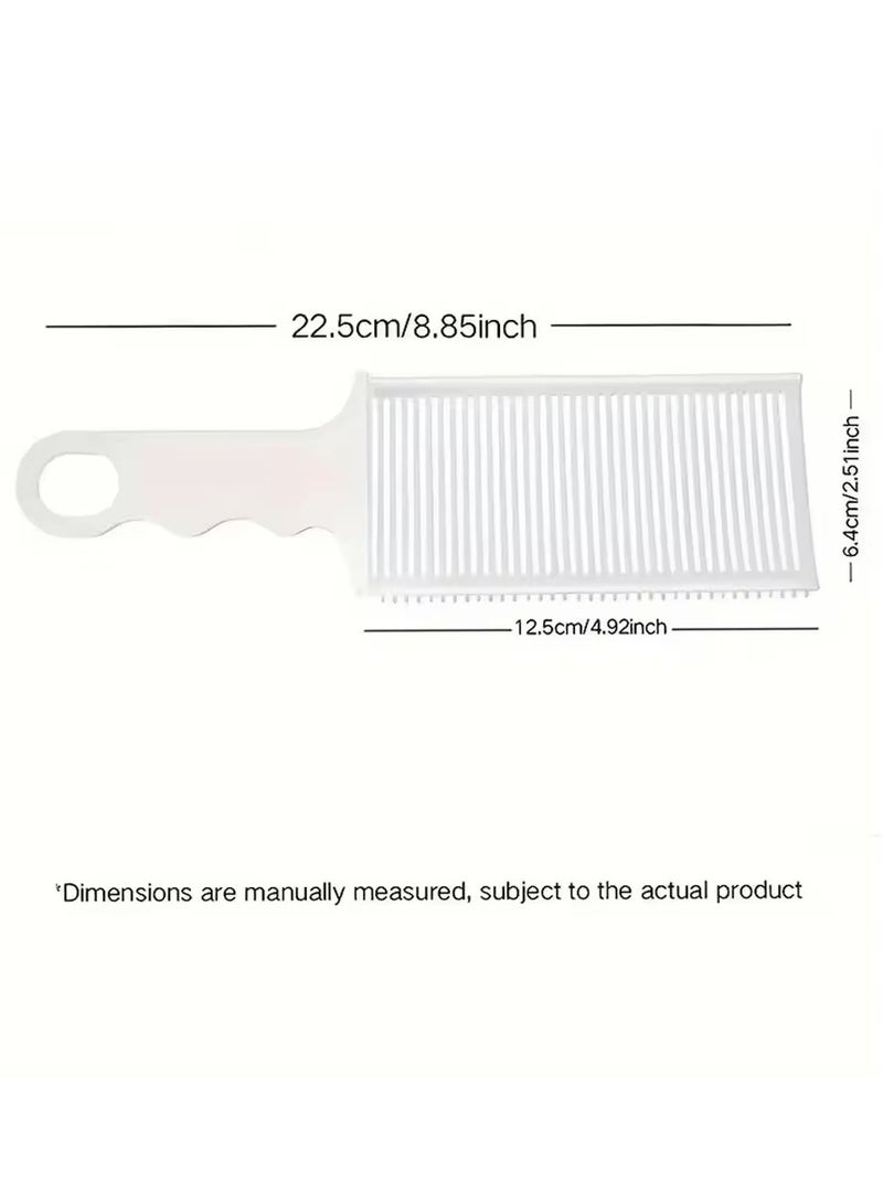 جلوسكي تتلاشى مشط المهنية حلاقة مقطع خلط مسطحة أعلى قطع الشعر مشط للرجال مقاومة للحرارة تتلاشى فرشاة صالون تصميم أداة - Image 2