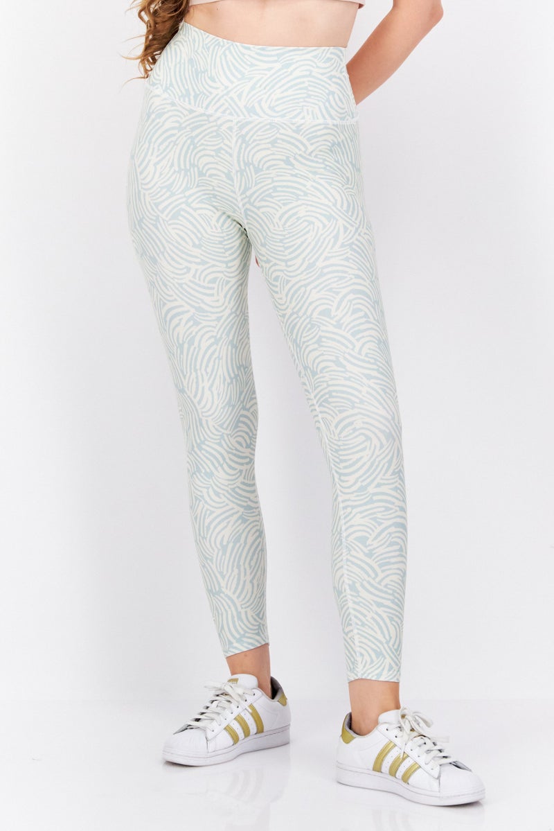 Sage Collective Women Sportswear Fit Training Leggings, Beige - Image 1