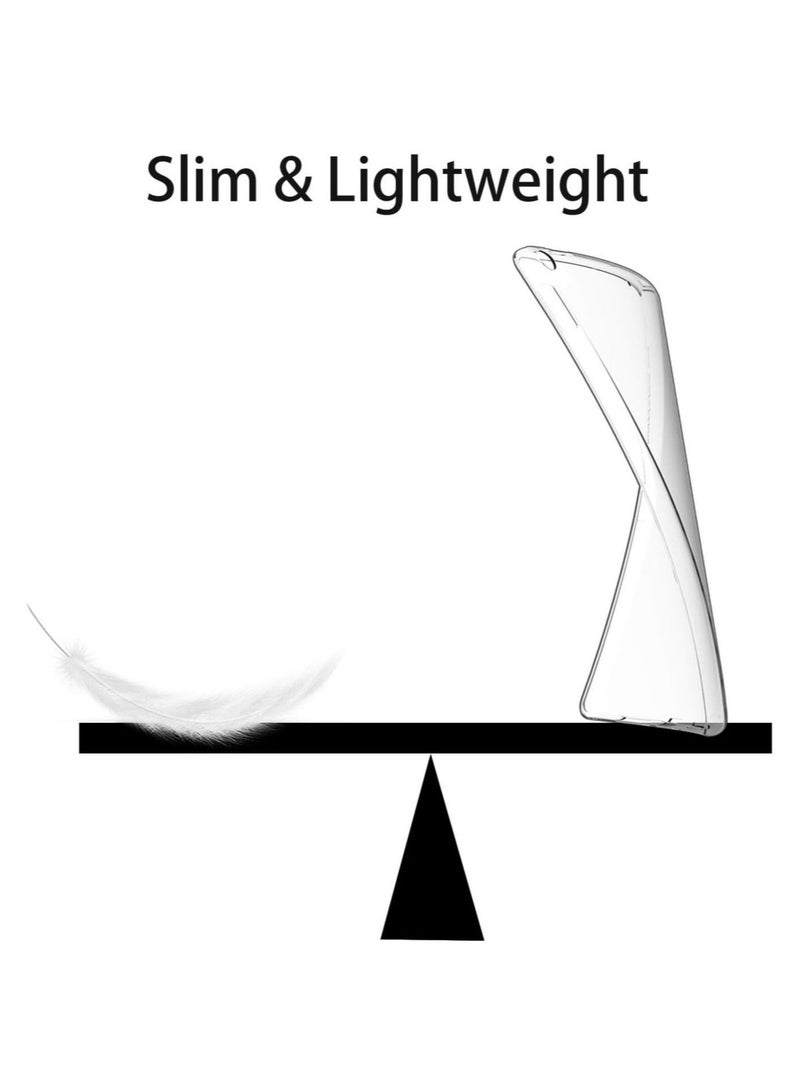 راكسوم جراب شفاف لجهاز iPad 10.2 بوصة الجيل التاسع 2021 / iPad الجيل الثامن 2020 / iPad الجيل السابع 10.2 بوصة 2019، غطاء خلفي نحيف ناعم وخفيف الوزن من مادة TPU لجهاز iPad 9/8/7 10.2 بوصة - Image 2