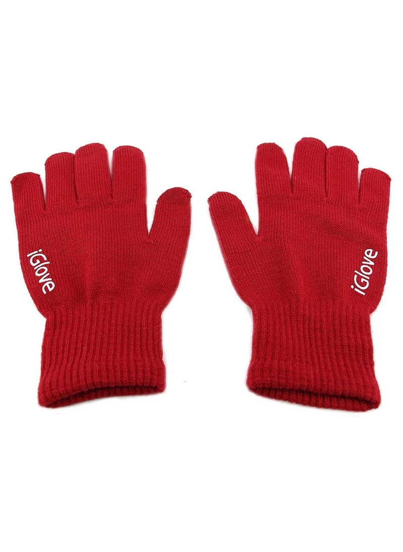 iGLOVE Unisex Touch Screen Knit Glove Winter Weather Resistant, Glove Hand Warm for Smart Phones/Touchscreen  - Image 1