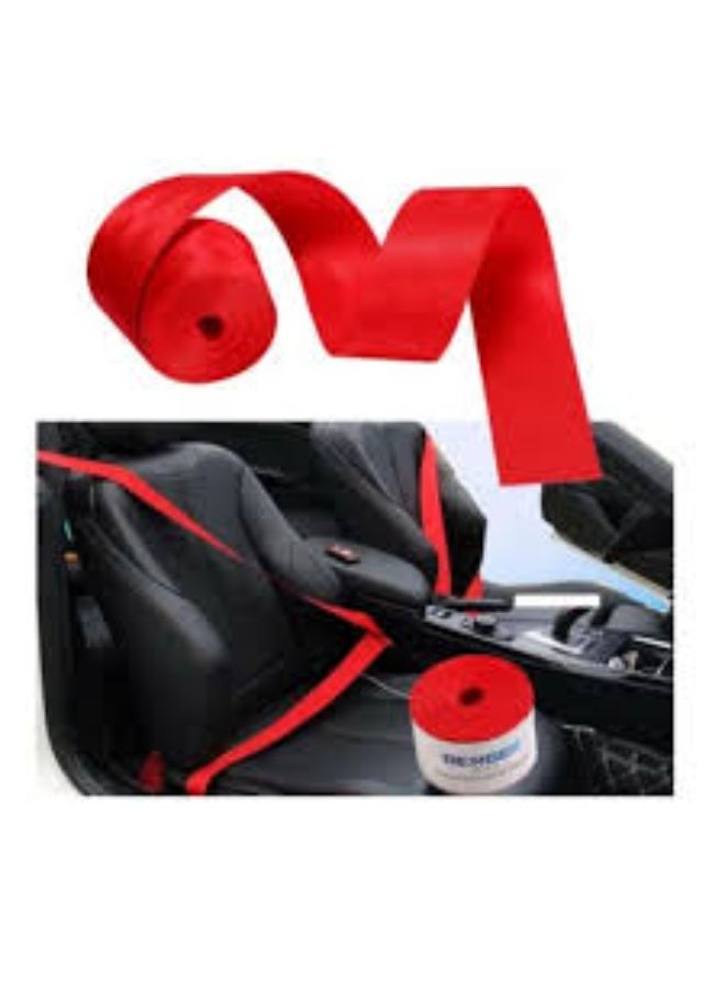 Berger 2 PCS Seat Belt 3.6M Webbing Polyester Seat Lap Retractable Nylon Safety Strap Suitable for All Cars - Image 1