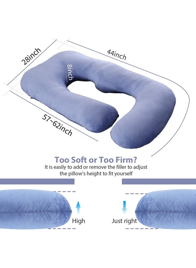 Victostar - Pregnancy Pillow 57 Inches U Shaped Maternity Pillow With Removable Cover Full Body Pillow Support For Back Hips Legs Belly - Image 1