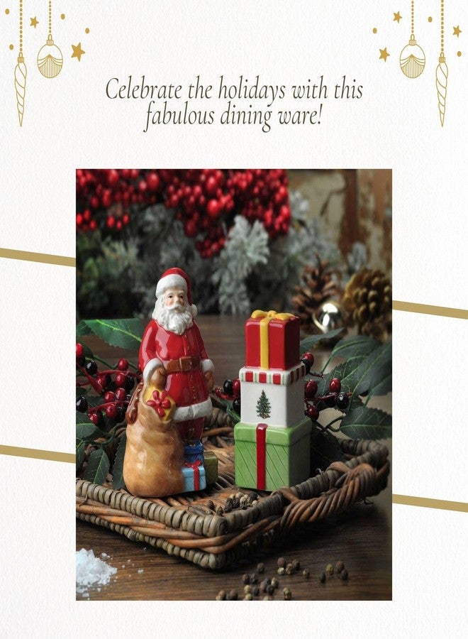 Spode Christmas Tree Santa and Gifts Salt and Pepper Shaker Set (2-Piece)- Holiday Kitchen & Table Décor - Festive Home Accent, Christmas Gift/Stocking Stuffer for Collectors & Holiday Enthusiasts - Image 5